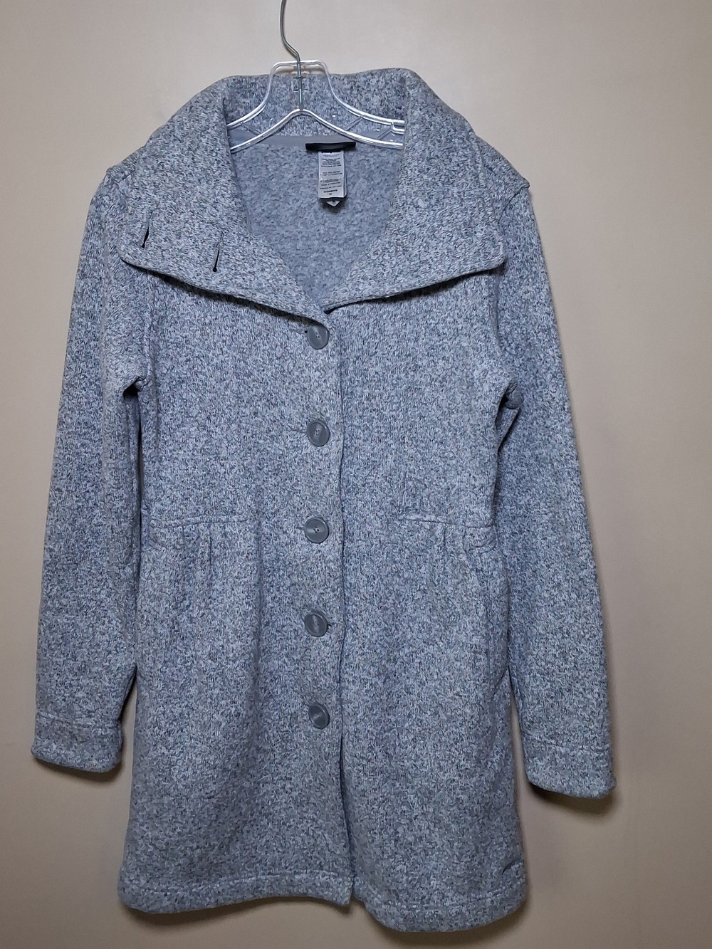 Patagonia Women’s Better Sweater Coat Long Fleece Button Up Jacket; Size M